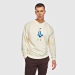 New Balance MNC3410 Beyaz Erkek Sweatshirt