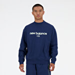 New Balance MT41597 Lacivert Erkek Sweatshirt