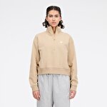 New Balance WNC1403 Bej Kadın Sweatshirt