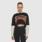New Balance WNH3407 Siyah Kadın Sweatshirt