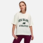 New Balance WNT1402 Beyaz Kadın Tişört