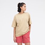 New Balance WNT1403 Bej Kadın Tişört
