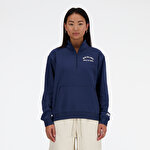New Balance WT41538 Lacivert Kadın Sweatshirt