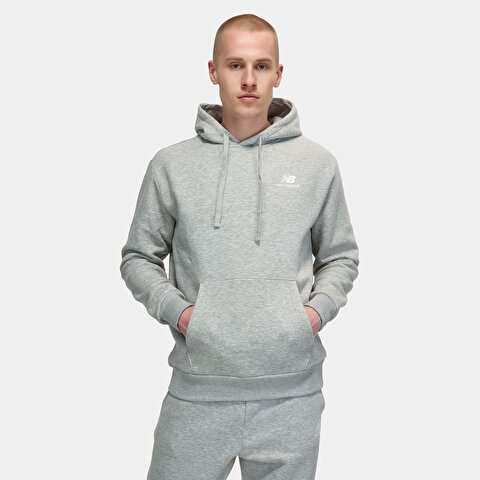 New Balance MNH3321 Grey Men Hoodies Sweatshirts Grey Men Clothing newbalance