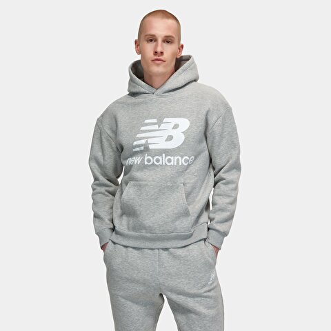 New Balance MNH3333 Gri Erkek Sweatshirt