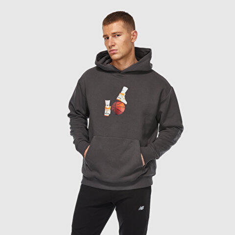 New Balance MNH3411 Antrasit Erkek Sweatshirt