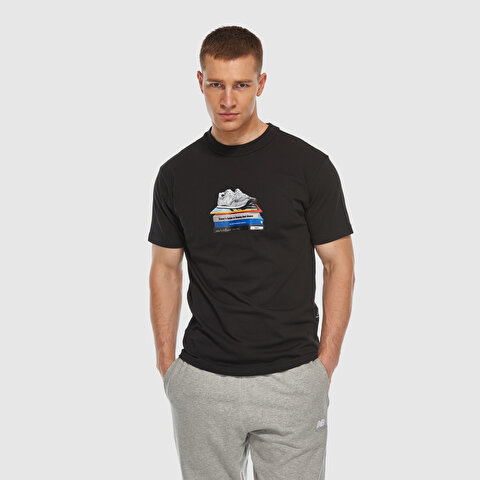 New Balance MNT1415 Siyah Erkek Tişört