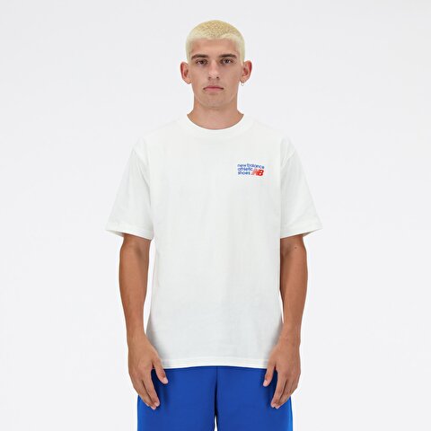 New Balance MNT3434 White Men Shirts