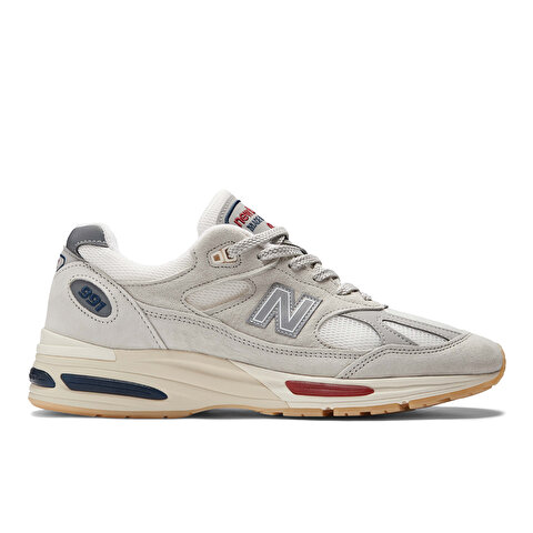 New Balance 991v2 Beyaz Unisex Ayakkabı
