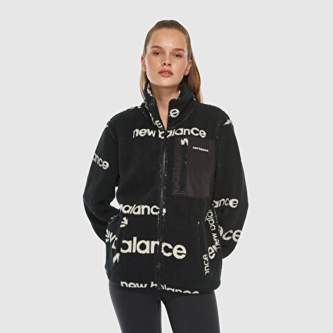 New Balance UNC3358 Siyah Unisex Sweatshirt