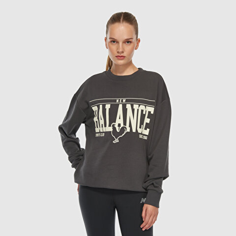 New Balance UNC3401 Antrasit Unisex Sweatshirt