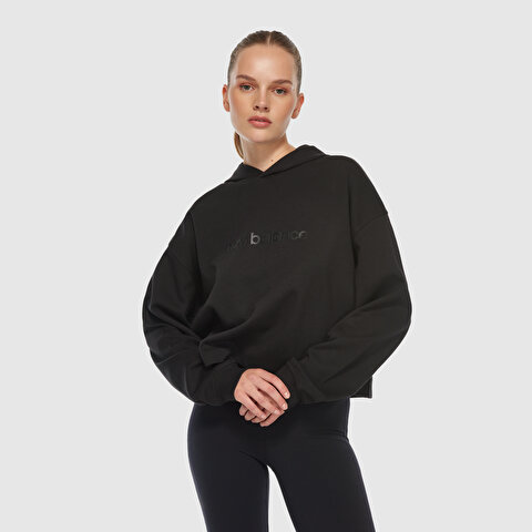 New Balance WNH3413 Siyah Kadın Sweatshirt