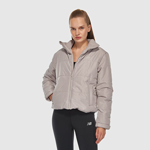New Balance WNJ3427 Grey Women Jackets & Vests 