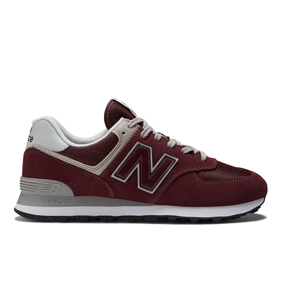 New Balance 574 Bordo Unisex Günlük Giyim