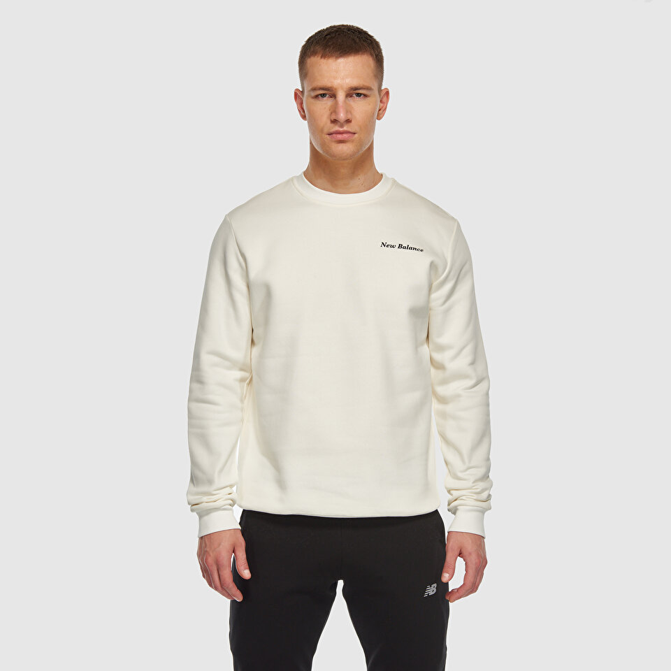 New Balance MNC3328 White Men Hoodies & Sweatshirts