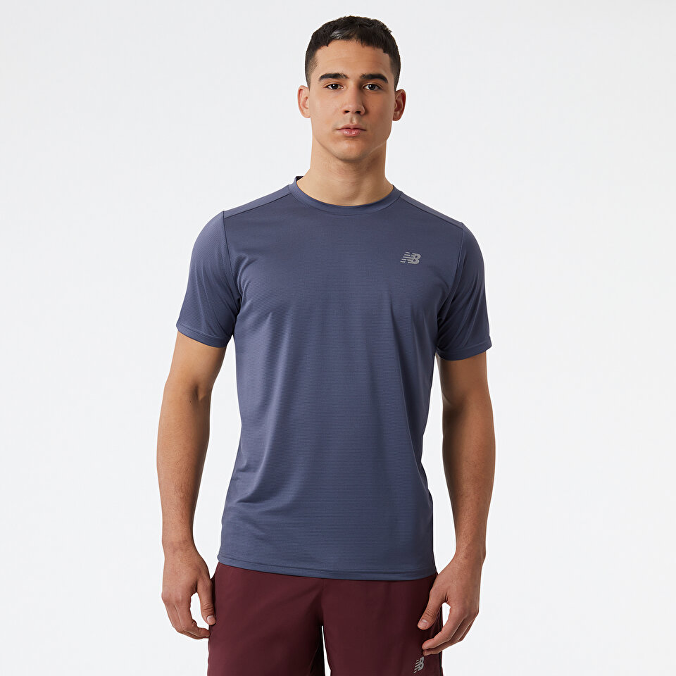 New Balance MT11205 Lacivert Erkek Tişört