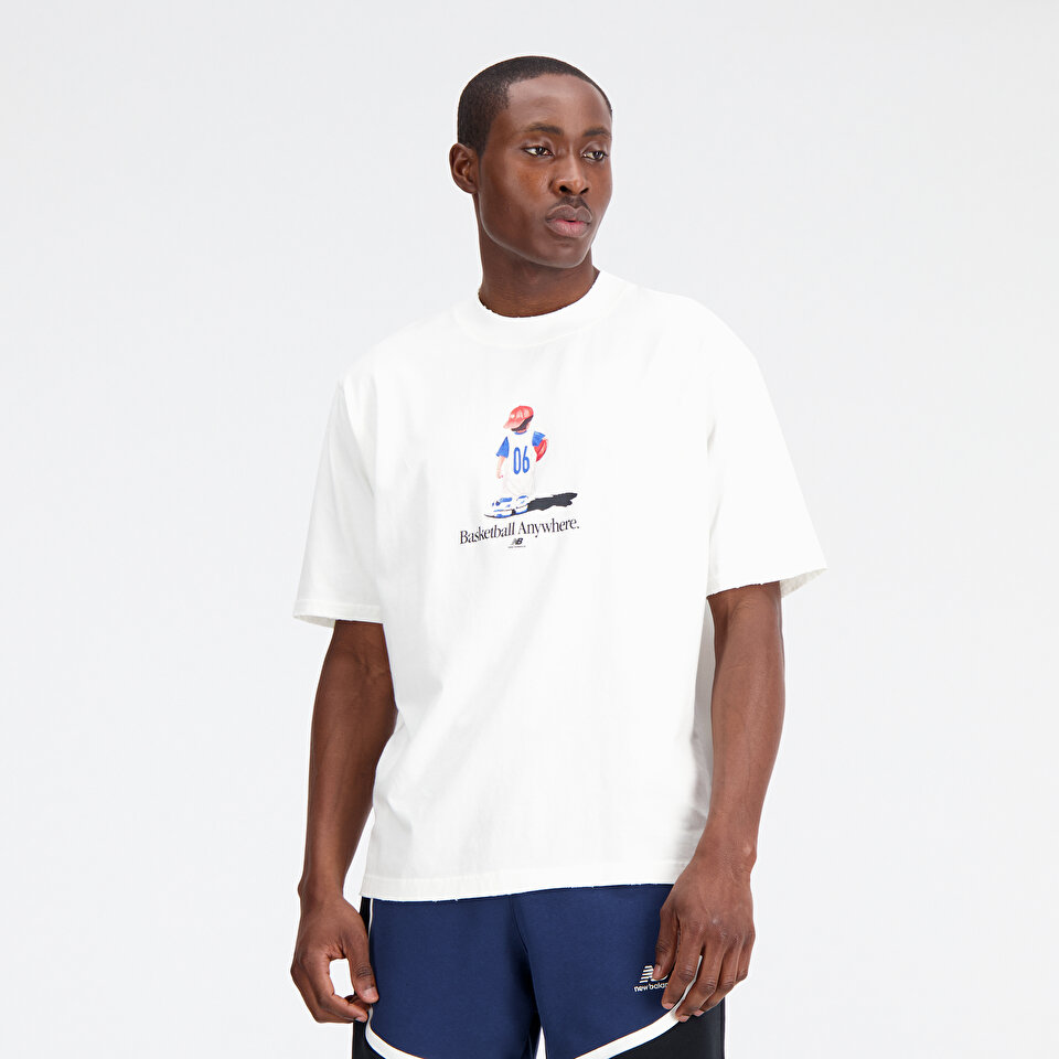 New Balance MT33588 White Men Shirts White Men Clothing newbalance