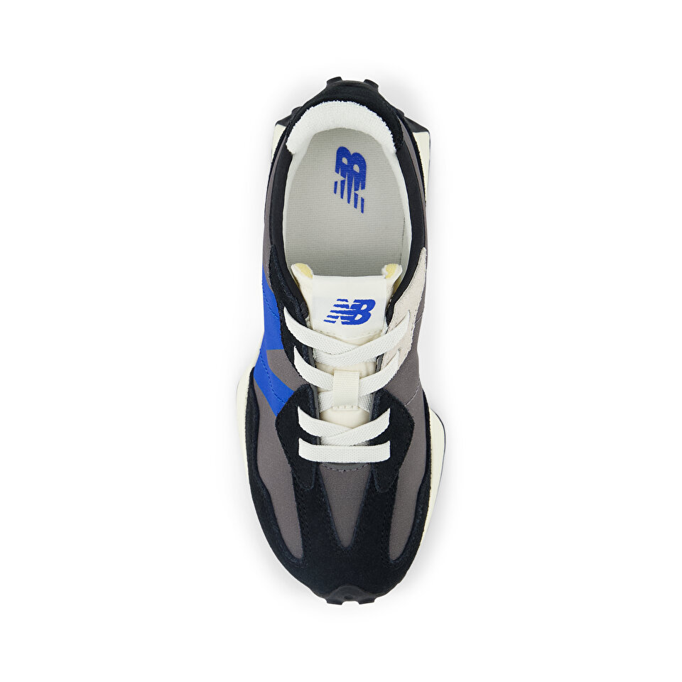 New balance 327 black blue discount