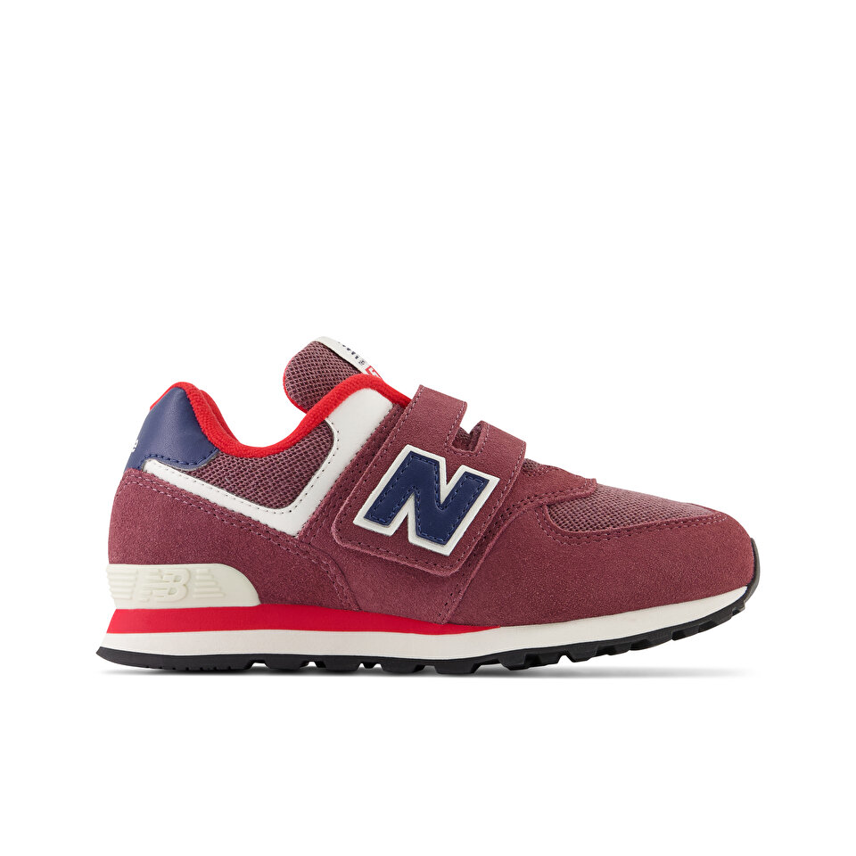 New balance 2025 574 bordo erkek