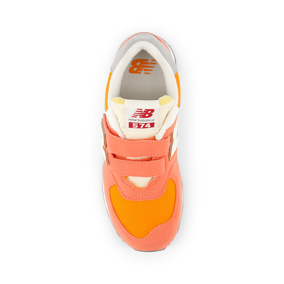New Balance 574 Orange Kids Lifestyle