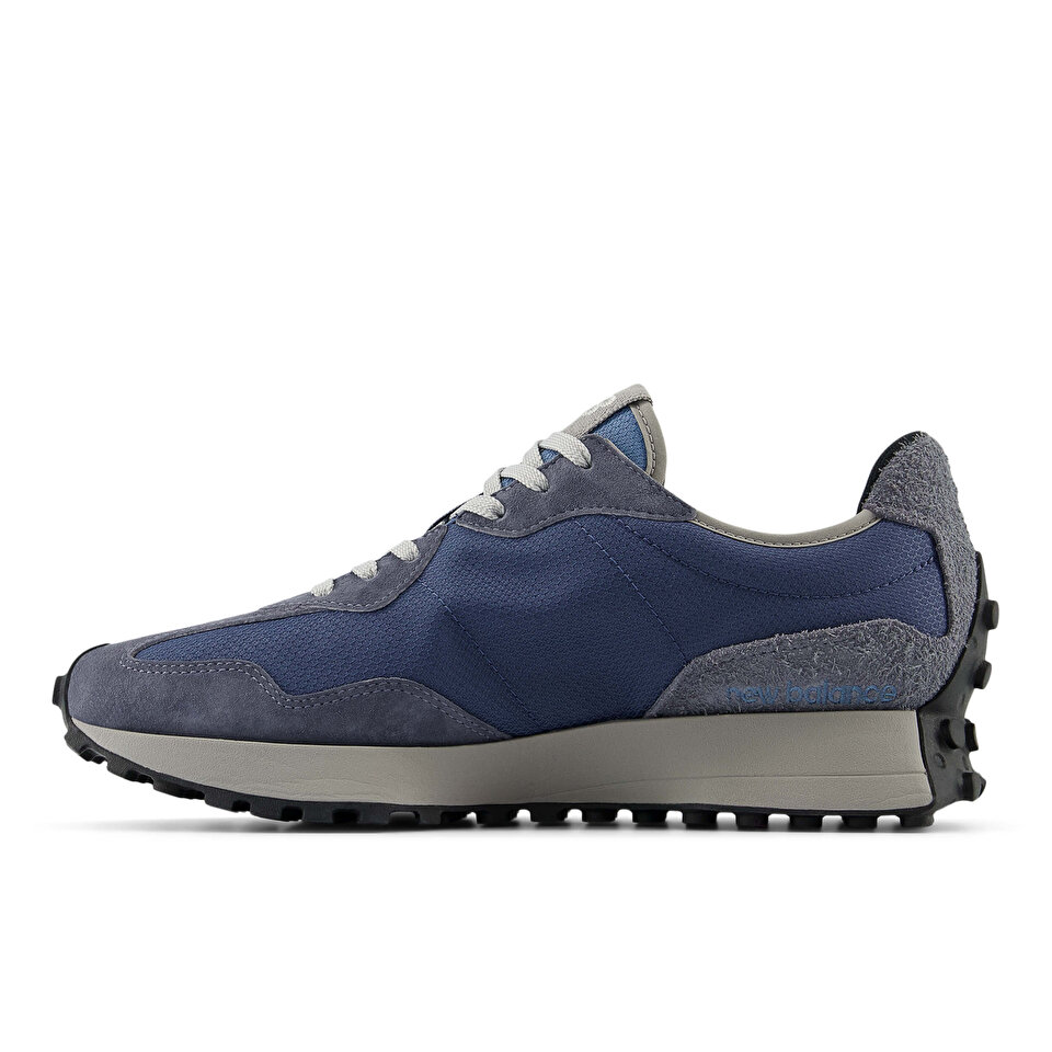 New balance 327 mens navy suede trainers clearance