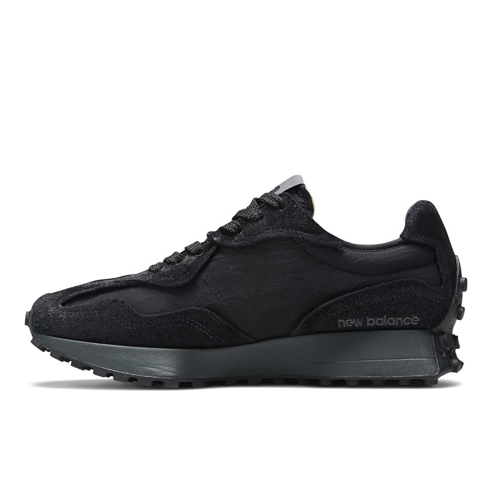 New balance 327 black suede clearance