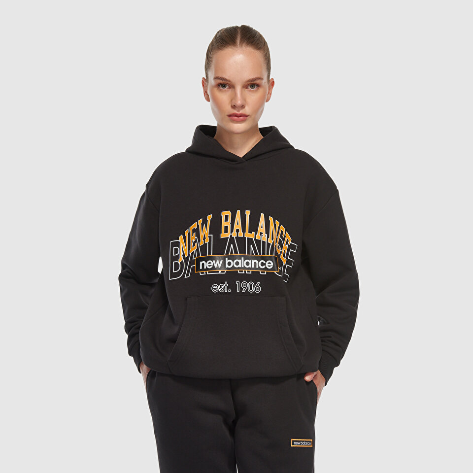 New Balance UNH3406 Siyah Unisex Sweatshirt