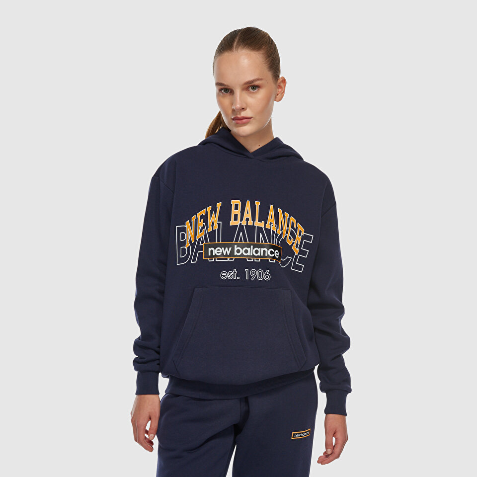 New balance navy hoodie store