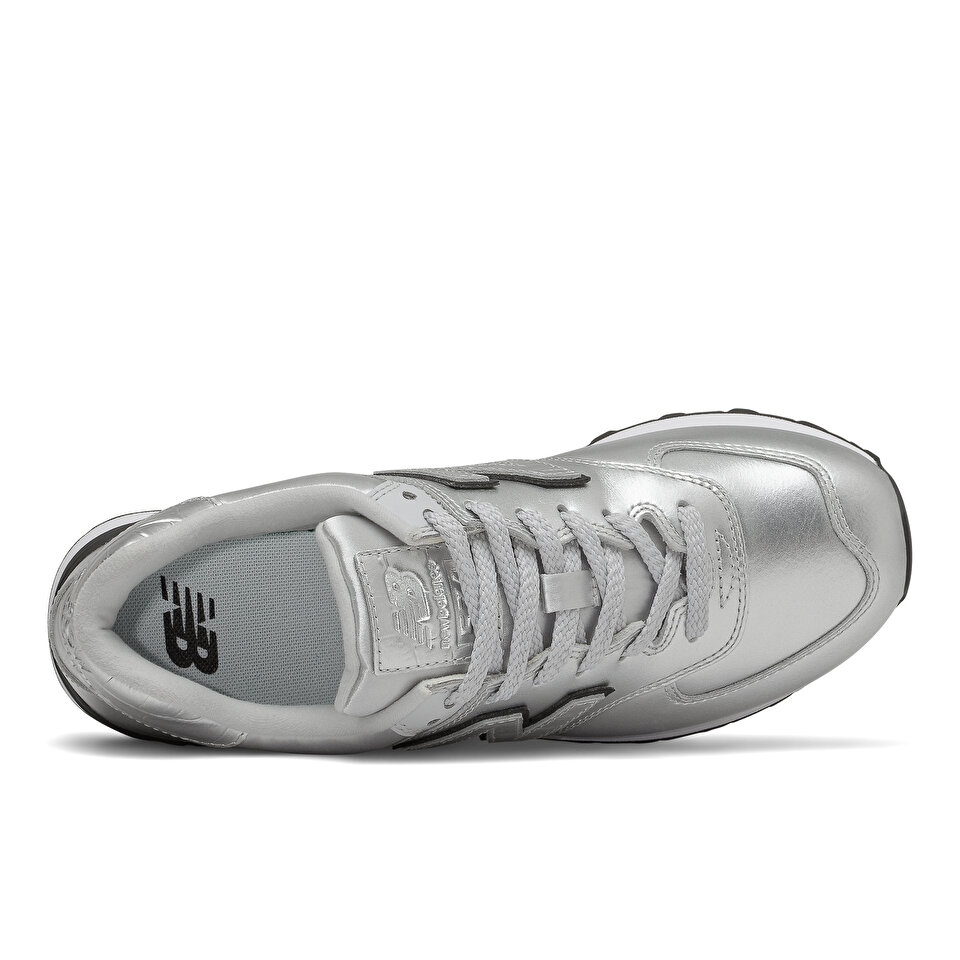 New balance 574 shop zilver