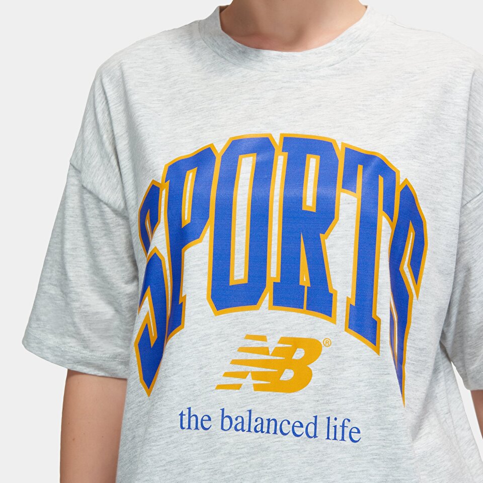 New Balance WNT3305 Grey Women Shirts