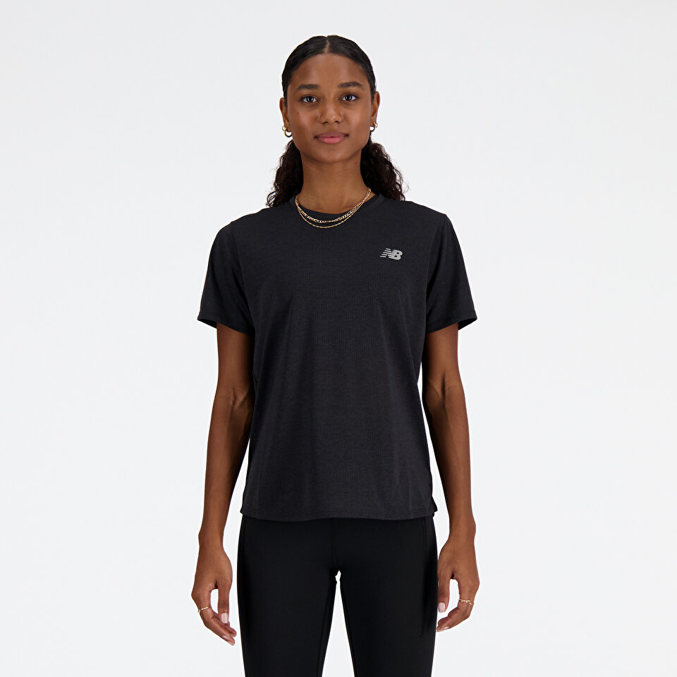 New Balance WT41253 Black Women Shirts Black Women Clothing newbalance